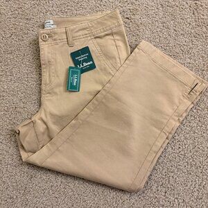 LL Bean Pants Womens Size 8 Petite cotton Comfort